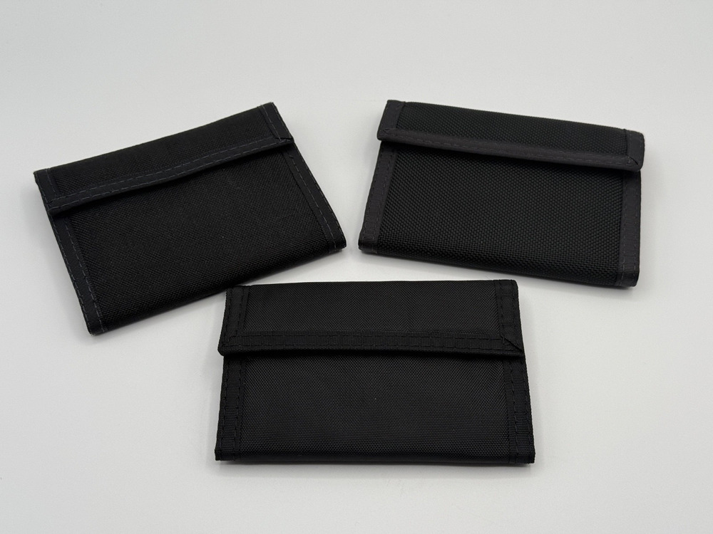 Vintage Lot of 3 NOS Trifold Wallets Wild Wallets Maverick Nylon